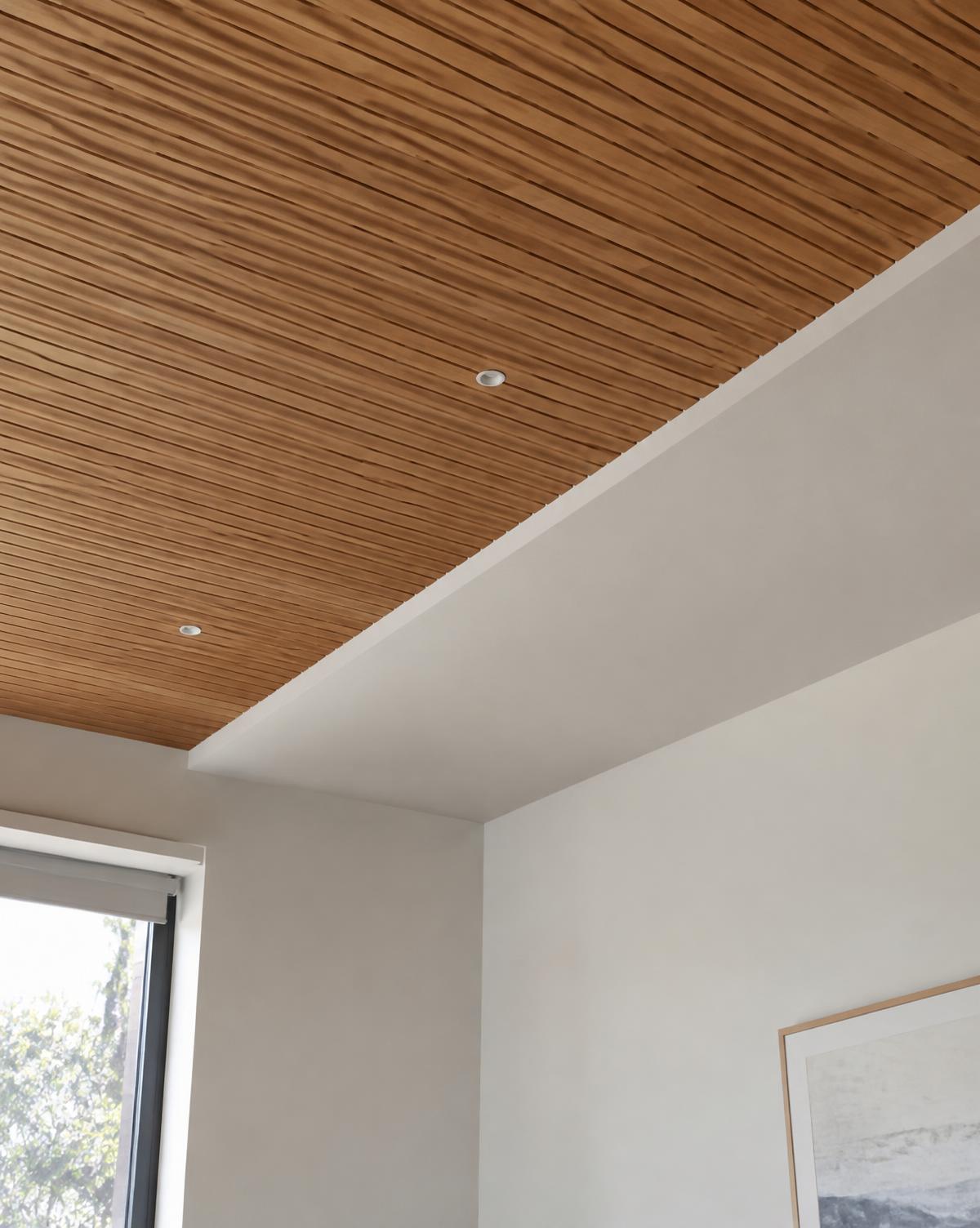 Forro em madeira e drywall (imagem ilustrativa)